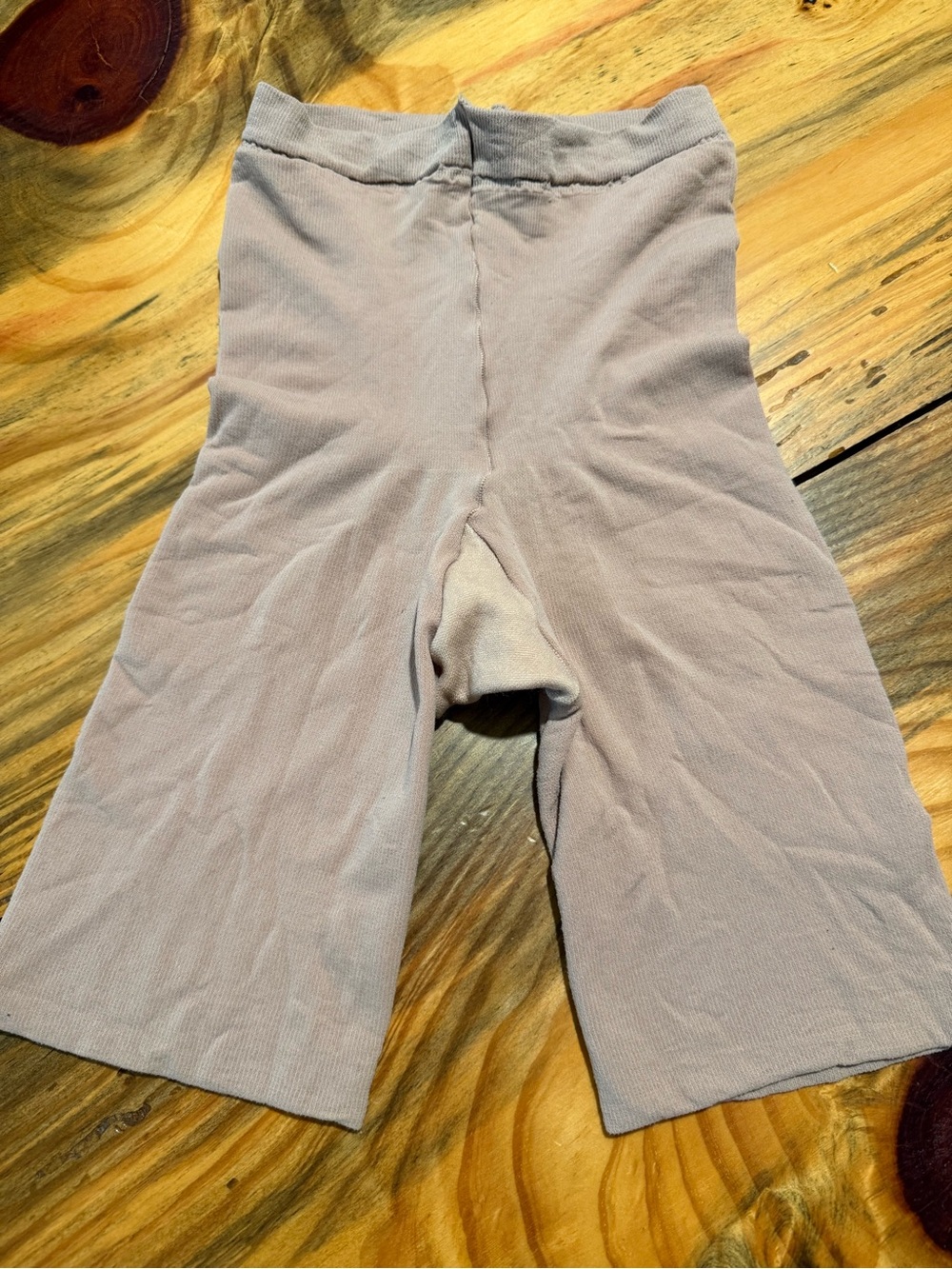 SPANX Nude/Taupe High-Waist Shaping Short, Mid-Thigh